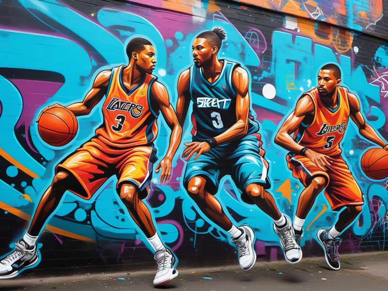 有多少球友有这样玩过一群朋友打球所有球卡在篮筐上是什么体验